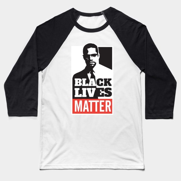 Black Lives Matter Baseball T-Shirt by ghori